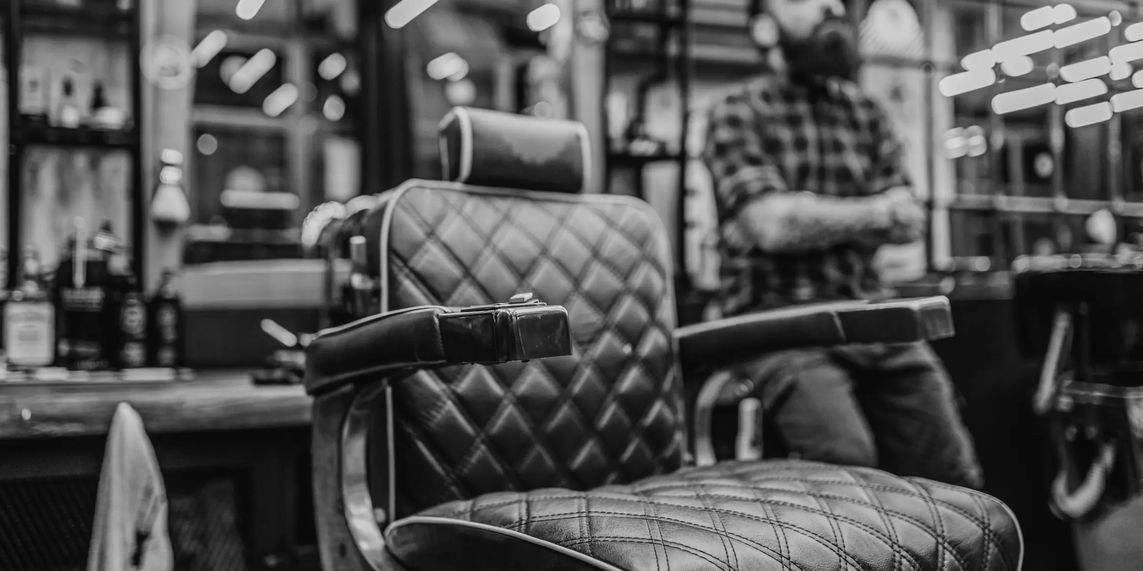 barber chair in the barber shop
