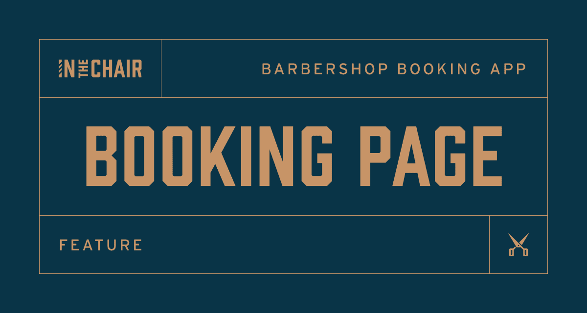 Free Online Barber Booking Page IN THE CHAIR